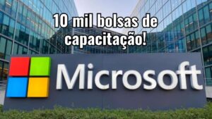 A Microsoft esta distribuindo 10 mil bolsas de capacitacao em inteligencia artificial para profissionais de tecnologia